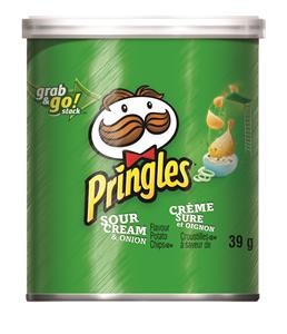 PRINGLES SOUR CREAM (SMALL) 12/39gm