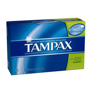 TAMPAX SUPER TAMPONS 12/10