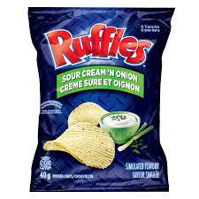 RUFFLES SOUR CREAM & ONION 48/43G