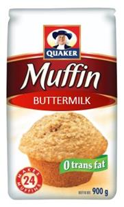 QUAKER BUTTERMILK MUFFIN MIX 12/1KG